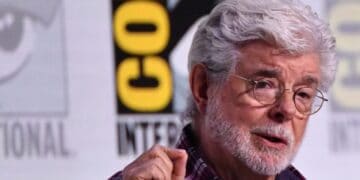 George Lucas, creador de Star Wars, durante una entrevista sobre inteligencia artificial en el cine