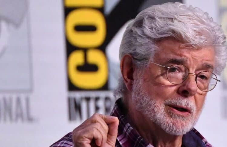 George Lucas, creador de Star Wars, durante una entrevista sobre inteligencia artificial en el cine