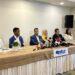 Representantes de gremios turísticos dominicanos en rueda de prensa sobre el cobro por residuos sólidos