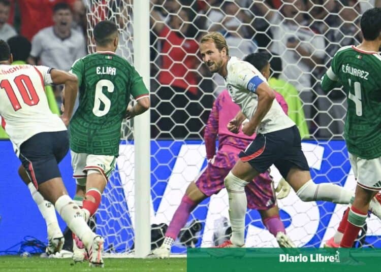 Jude Bellingham y Harry Kane celebran gol en Inglaterra vs México Mundial 2026