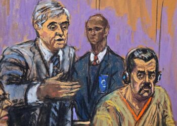Corte federal de Manhattan donde se define el calendario del juicio contra Nicolás Maduro