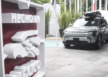 Planta de Kia en Pesquería, Nuevo León, donde se producirá el vehículo eléctrico EV3