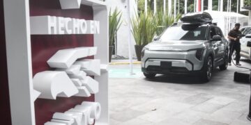 Planta de Kia en Pesquería, Nuevo León, donde se producirá el vehículo eléctrico EV3