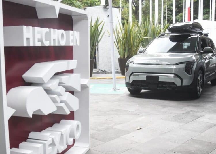 Planta de Kia en Pesquería, Nuevo León, donde se producirá el vehículo eléctrico EV3