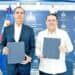 Yayo Sanz Lovatón y Christian del Rosario firman convenio MICM Equifax