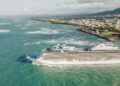 Crucero atracado en la terminal de Puerto Plata en la costa Norte de República Dominicana