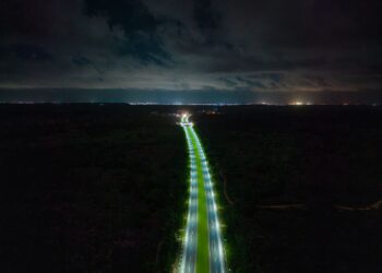 Estación de peaje en la Red Vial Principal de República Dominicana operada por el fideicomiso RD Vial
