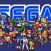 Estante con ediciones físicas de videojuegos en caja frente a una consola moderna