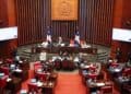 Sesión del Senado dominicano donde se aprueban ajustes al nuevo Código Penal
