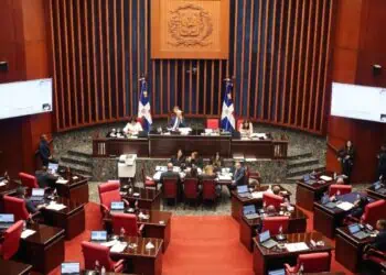 Sesión del Senado dominicano donde se aprueban ajustes al nuevo Código Penal