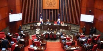 Sesión del Senado dominicano donde se aprueban ajustes al nuevo Código Penal