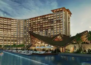 Entrada de un resort de lujo en Punta Cana, República Dominicana