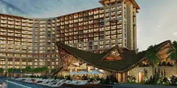 Entrada de un resort de lujo en Punta Cana, República Dominicana