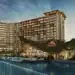 Entrada de un resort de lujo en Punta Cana, República Dominicana