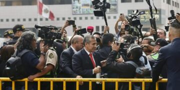 Palacio de Justicia de Lima donde el Tribunal Constitucional de Perú anuló la condena a Ollanta Humala