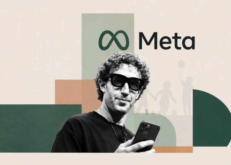Mark Zuckerberg, CEO de Meta, en un evento corporativo mientras la empresa enfrenta acuerdo histórico por daño a menores en redes sociales