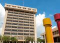 Fachada del Banco Central de la República Dominicana en Santo Domingo