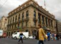 Fachada del edificio del Banco de México en Ciudad de México, sede del banco central