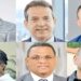 Víctor Bisonó Haza asumiendo como nuevo ministro de Relaciones Exteriores de República Dominicana junto al presidente Luis Abinader