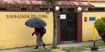 Sede del Ministerio de Relaciones Exteriores de Cuba en La Habana tras la expulsión de diplomáticos cubanos de República Dominicana