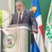 Enrique de Marchena durante conferencia sobre turismo dominicano en la Universidad Unphu en Santo Domingo