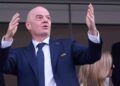 Gianni Infantino, presidente de la FIFA, en acto oficial del organismo rector del fútbol mundial