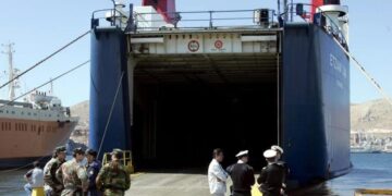 Operación de rescate marítimo frente a las costas del norte de Chipre tras el hundimiento del ferry Diana con 270 personas