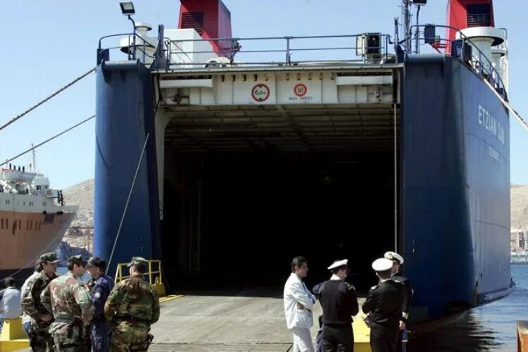 Operación de rescate marítimo frente a las costas del norte de Chipre tras el hundimiento del ferry Diana con 270 personas