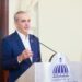 Presidente Luis Abinader durante el lanzamiento de Eficompras en la Dirección General de Contrataciones Públicas