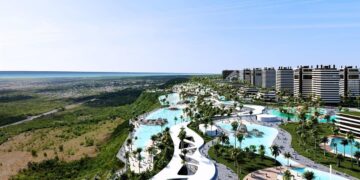 Vista aérea de Cap Cana en Punta Cana, zona donde Grupo Clerhp adquirió el proyecto Marelago por US$6.62 millones