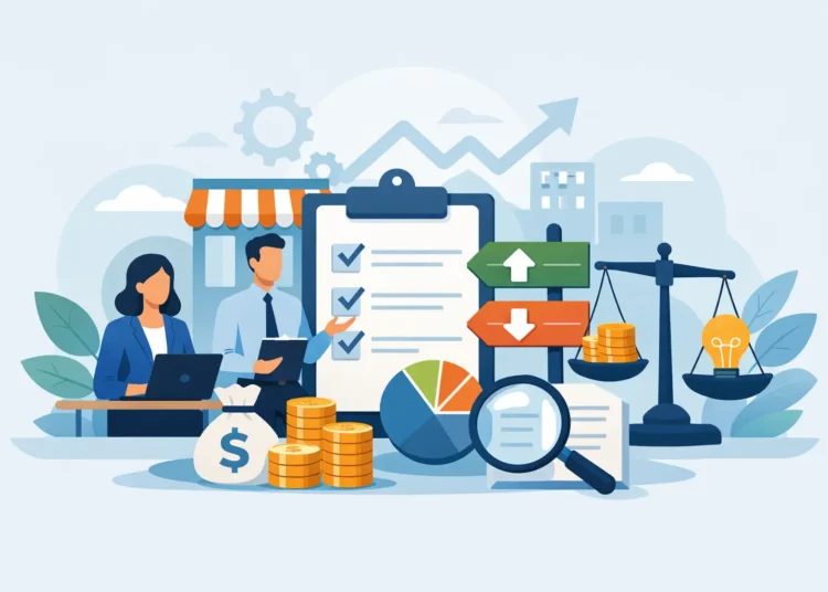 Guía de crédito para pymes con criterios de decisión