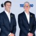 John Ternus, nuevo director ejecutivo de Apple, en evento corporativo de la compañía tecnológica