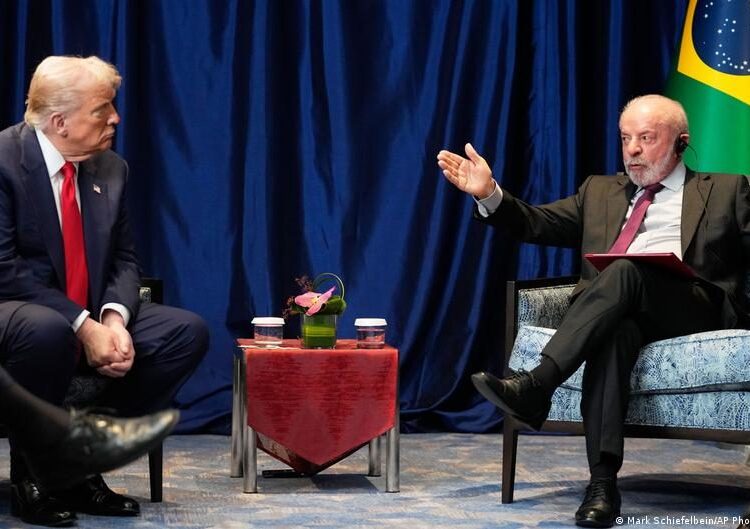 Lula y Trump durante conversación telefónica sobre aranceles comerciales entre Brasil y Estados Unidos