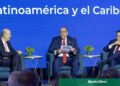 Ministro Magín Díaz durante el panel de perspectivas económicas de América Latina en el Foro Meta RD 2036