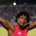 Marileidy Paulino compitiendo en los 400 metros planos femeninos de los Juegos Centroamericanos y del Caribe 2026