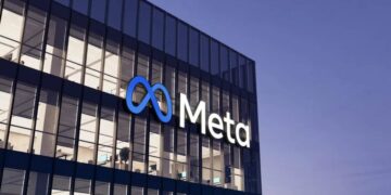 Sede de Meta Platforms en Menlo Park, California, durante el anuncio del acuerdo por demandas de adicción de menores