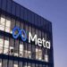 Sede de Meta Platforms en Menlo Park, California, durante el anuncio del acuerdo por demandas de adicción de menores