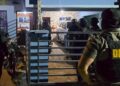 Agentes de la DNCD durante operativo antidrogas en el litoral este de República Dominicana