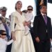 Lavinia Valbonesi y Daniel Noboa, primera dama y presidente de Ecuador, en acto oficial
