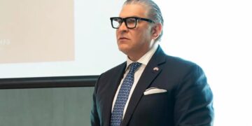 Rayan Polanco, nuevo presidente de la Cámara Británica de Comercio de República Dominicana, en la Asamblea General 2026