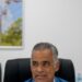 Ministro de Energía y Minas Joel Santos durante declaraciones sobre la tarifa eléctrica en República Dominicana