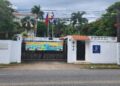 Banderas de Venezuela y República Dominicana durante anuncio de normalización diplomática