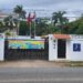 Banderas de Venezuela y República Dominicana durante anuncio de normalización diplomática
