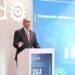 Director general de Aduanas Nelson Arroyo presentando la plataforma Aduana Virtual en el Encuentro Industrial