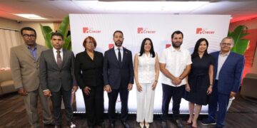 Rita Plá, gerente general de AFP Crecer, durante el encuentro con medios de comunicación en Santo Domingo, 2025