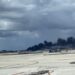 Avión de carga Boeing 767-300 de Amazon Prime Air en llamas tras salirse de la pista en el Aeropuerto Internacional de Miami