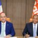 Firma del acuerdo de línea de crédito para PYMES entre Banco Caribe y BANDEX en Santo Domingo