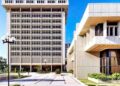 Fachada del edificio del Banco Central de la República Dominicana en Santo Domingo