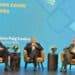 Leonardo Aguilera, presidente ejecutivo de Banreservas, en el panel del 4.º Congreso de Prevención del Lavado de Activos