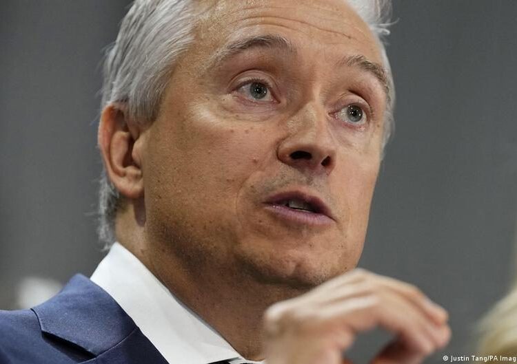 Ministro canadiense de Finanzas François-Philippe Champagne en reunión con ministros de la UE en Dublín